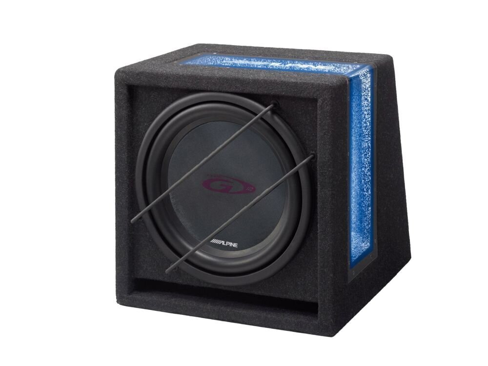 Alpine SBG-1224BR subwoofer ventileeritavas karbis цена и информация | Autokõlarid | kaup24.ee