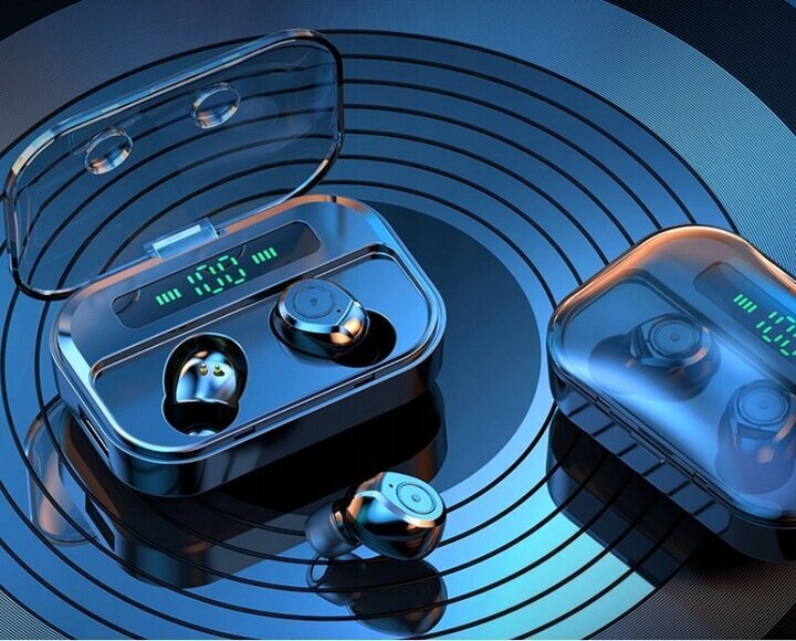 Bluetoothi ​​juhtmevabad kõrvaklapid + POWERBANK ümbris цена и информация | Kõrvaklapid | kaup24.ee
