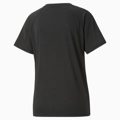 Женская футболка Puma Evostripe 847070*01, черная/серебряная 4064535365610 цена и информация | Футболка женская | kaup24.ee