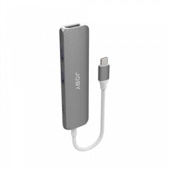 Joby USB hub USB-C 4K HDMI/USB/USB-C hind ja info | USB jagajad, adapterid | kaup24.ee