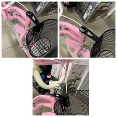 Laste jalgratta korv 24 x 16 x 13 cm (värv: roosa) (НТ-022) 4296 цена и информация | Другие аксессуары для велосипеда | kaup24.ee