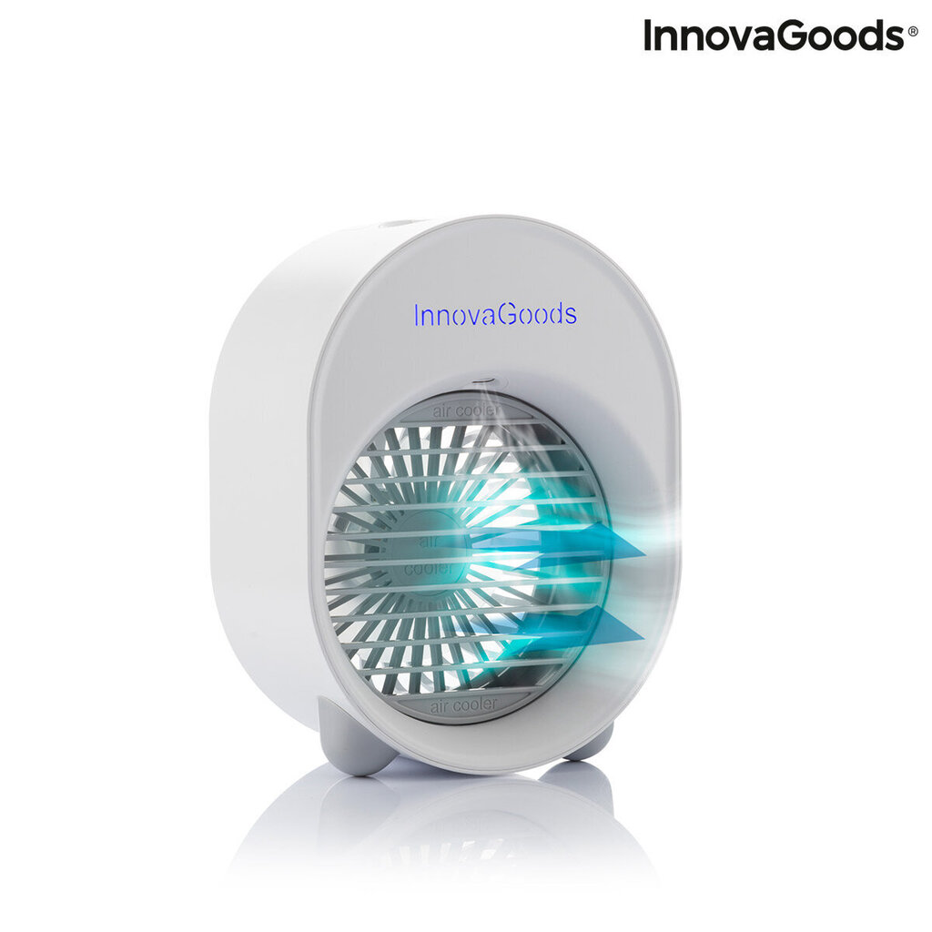 Mini ultraheli õhujahuti-niisutaja LED-iga Koolizer InnovaGoods hind ja info | Ventilaatorid | kaup24.ee