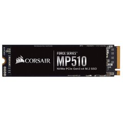 SSD Corsair 1920GB MP510 Series3480, 2700 MB/s PCIe цена и информация | Внутренние жёсткие диски (HDD, SSD, Hybrid) | kaup24.ee