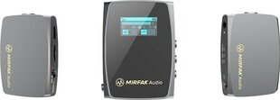 Mirfak Audio WE10 Pro kahekordne juhtmevaba kompaktne mikrofonisüsteem цена и информация | Микрофоны | kaup24.ee