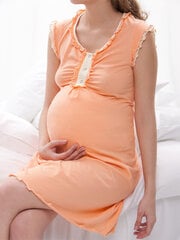 Ночная сорочка для беременных Lega MM02, персик цена и информация | Женские пижамы, ночнушки | kaup24.ee