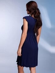 Вискозная ночная сорочка Lega NMV64, тёмно-синий цена и информация | Женские пижамы, ночнушки | kaup24.ee