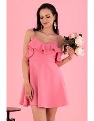 Розовое платье Cooreo D63 цена и информация | Платья | kaup24.ee