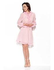 Шифоновое платье L327 пудрово-розовый цена и информация | Платья | kaup24.ee