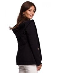 B180 Куртка без застежки с капюшоном - черная цена и информация | Женские пиджаки | kaup24.ee