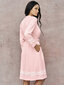 Puuvillane hommikumantel Lega HL08, roosa цена и информация | Naiste hommikumantlid | kaup24.ee