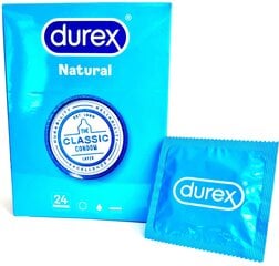 DUREX NATURAL PLUS 24 ÜKSIKKU hind ja info | Kondoomid | kaup24.ee