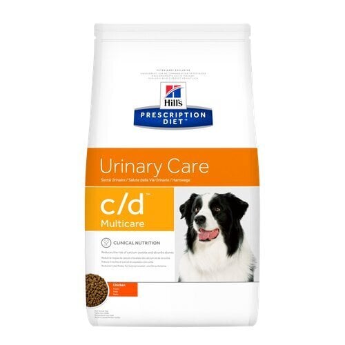 Hill's PRESCRIPTION DIET c/d Multicare Canine kuivtoit koertele kanaga, 4 kg hind ja info | Kuivtoit koertele | kaup24.ee