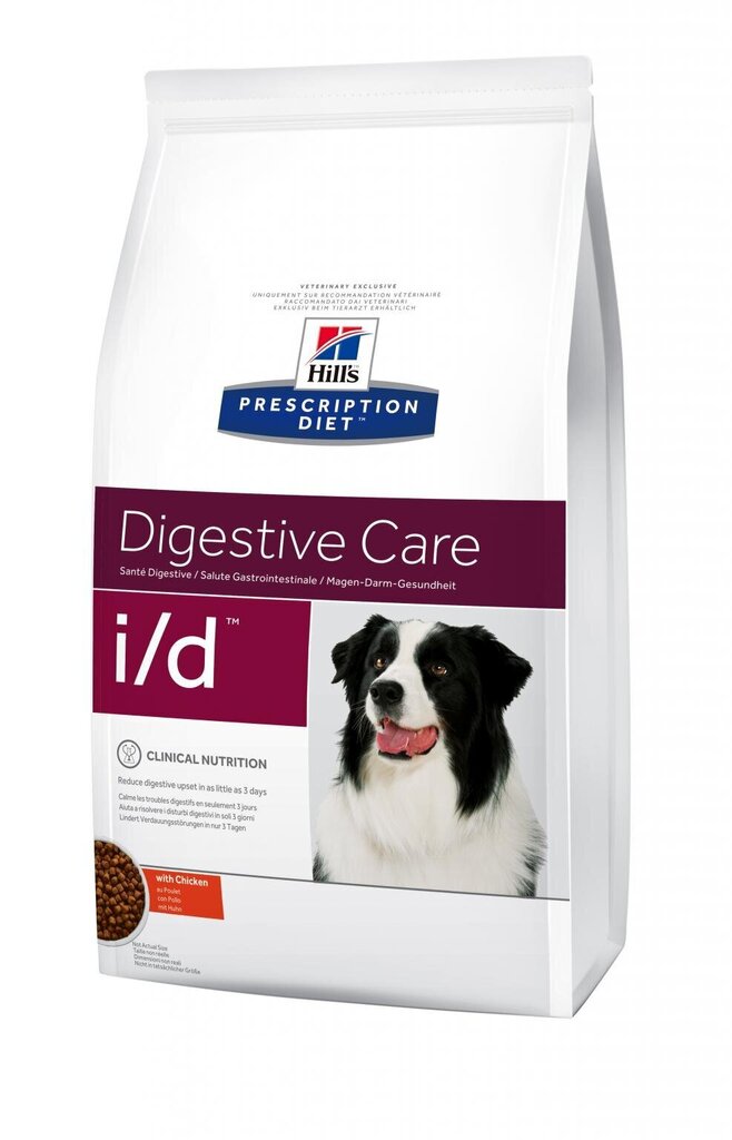 Hill's Prescription Diet i/d Canine kuivtoit koertele kanaga, 12 kg цена и информация | Kuivtoit koertele | kaup24.ee