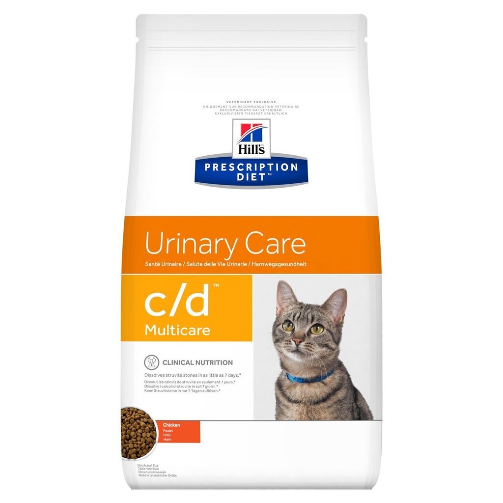 Hill's PRESCRIPTION DIET c/d Multicare Feline kassi kuivtoit kanaga, 0,4 kg hind ja info | Kuivtoit kassidele | kaup24.ee