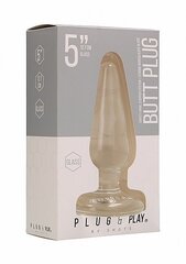 Klaasist anaaltapp Plug & Play, 12.7 cm hind ja info | Anaallelud | kaup24.ee