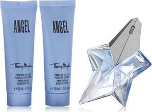 Komplekt Thierry Mugler Angel: EDP naistele 25 ml + ihupiim 50 ml + dušigeel 50 ml hind ja info | Naiste parfüümid | kaup24.ee
