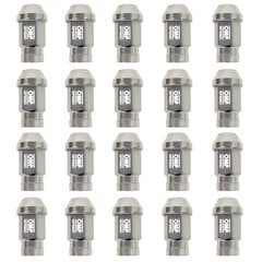 Set Mutrid OMP Antratsiithall 40 mm 20 uds M12 x 1,50 цена и информация | Дополнительные принадлежности | kaup24.ee