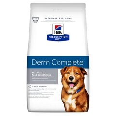 Сухой корм Hill's PRESCRIPTION DIET Derm Complete для собак, 12 кг цена и информация | Сухой корм для собак | kaup24.ee