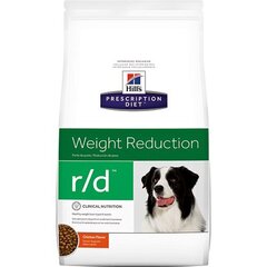 Hill's PRESCRIPTION DIET r/d kuivtoit koertele kanaga, 12 kg hind ja info | Kuivtoit koertele | kaup24.ee