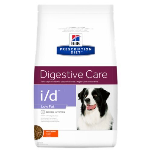 Hill's Prescription Diet i/d Canine Low Fat kuivtoit koertele, 12 kg цена и информация | Kuivtoit koertele | kaup24.ee