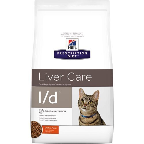 Hill's Prescription Diet l/d Feline kassi kuivtoit, 1,5 kg hind ja info | Kuivtoit kassidele | kaup24.ee