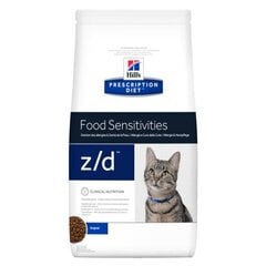 Hill's Prescription Diet z/d kassi kuivtoit, 1,5 kg hind ja info | Kuivtoit kassidele | kaup24.ee