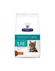 Hill's Prescription Diet Feline t/d kassi kuivtoit, 3 kg hind ja info | Kuivtoit kassidele | kaup24.ee