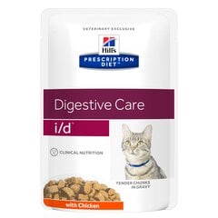 Hill's Prescription Diet i/d Feline Tender Chunks in Gravy kanaga, 12 x 85 g hind ja info | Konservid kassidele | kaup24.ee