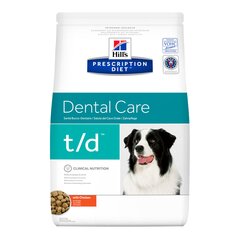 Hill's Prescription Diet t/d Canine toit koertele kanaga, 4 kg hind ja info | Kuivtoit koertele | kaup24.ee