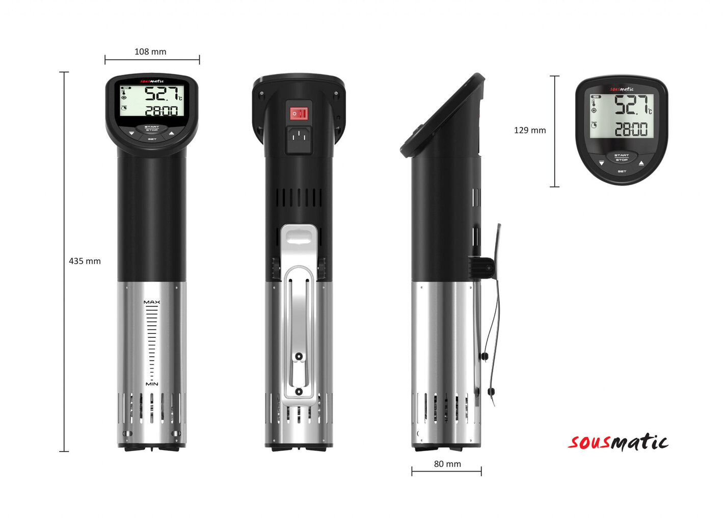 Sous-vide tööriist SOUSMATIC TFA 14.1550 hind ja info | Muu köögitehnika | kaup24.ee