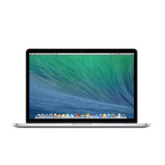 MacBook Pro 2014 Retina 15" - Core i7 2.2GHz / 16GB / 256GB SSD / SWE / Silver (kasutatud, seisukord A) hind ja info | Sülearvutid | kaup24.ee