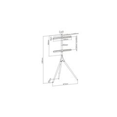 Techly 105209 45-65” цена и информация | Кронштейны и крепления для телевизоров | kaup24.ee