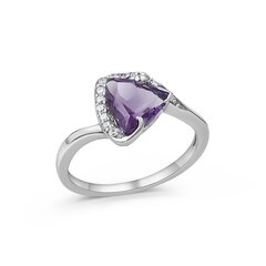 Серебряное (925) кольцо с драгоценными камнями, код ah549562rh-1 AH549562RH-1EU-57 цена и информация | Кольца | kaup24.ee