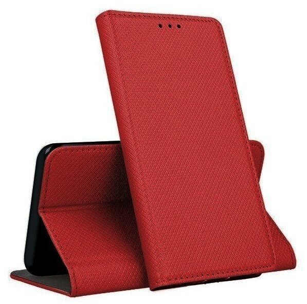 Telefoniümbris Smart Magnet Xiaomi Poco M4 Pro 5G/Redmi Note 11T 5G/Note 11 5G punane hind ja info | Telefoni kaaned, ümbrised | kaup24.ee