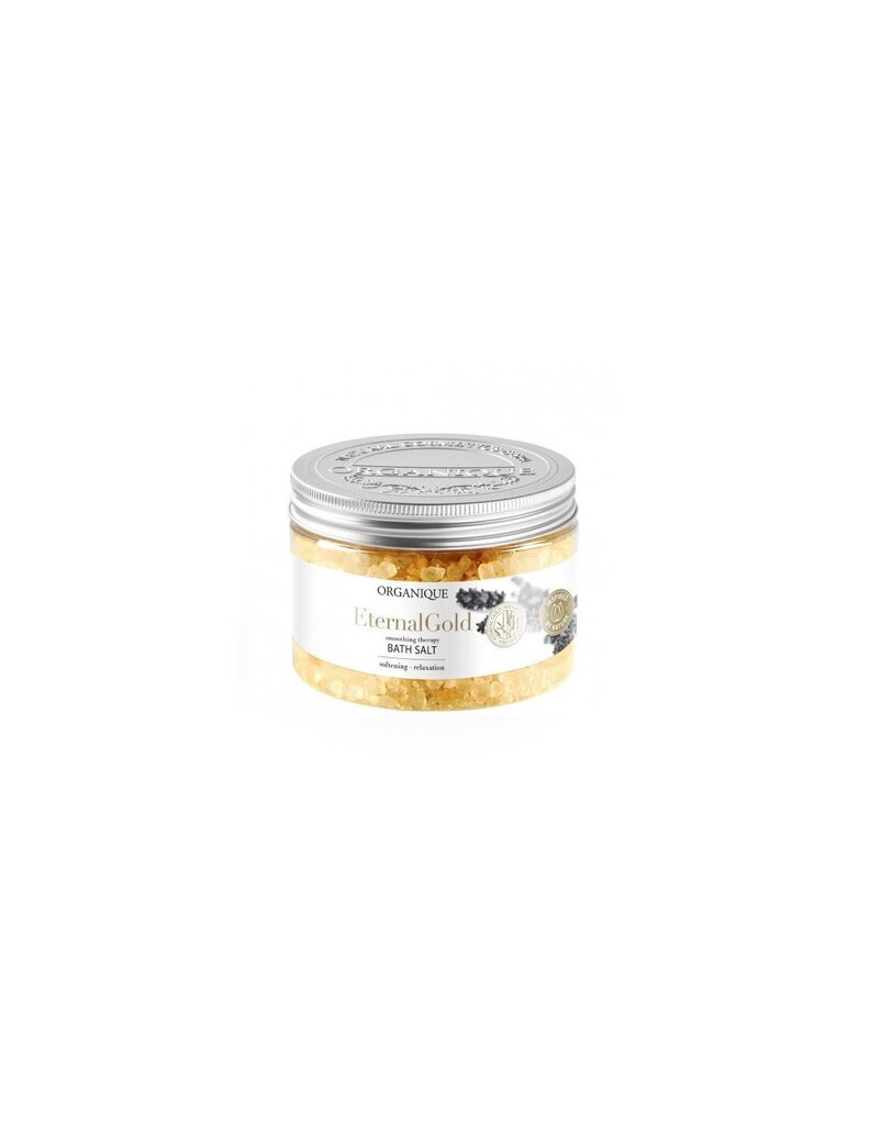 Lõõgastav vannisool Organique Eternal Gold (Bath Salt) 600 g hind ja info | Dušigeelid, õlid | kaup24.ee