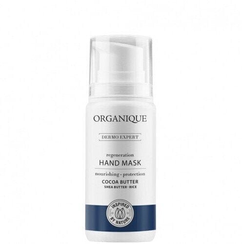 Kätemask kakao ja sheavõiga Organique Dermo Expert (Regeneration Hand Mask) 100 ml hind ja info | Kehakreemid, losjoonid | kaup24.ee