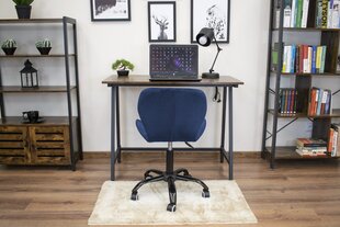 Офисное рабочее кресло Noto, велюр, синее цена и информация | Офисные кресла | kaup24.ee