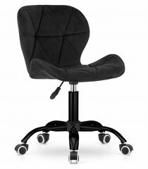Офисное рабочее кресло Noto, велюр, черное цена и информация | Офисные кресла | kaup24.ee