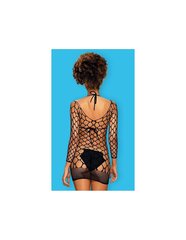 Эротический костюм OBSESSIVE - D606 NET-DRESS ONE SIZE цена и информация | Сексуальное женское белье | kaup24.ee