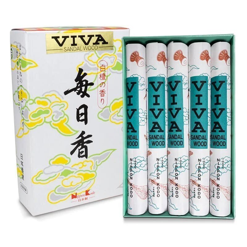 Jaapani viirukipulgad Mainichi-koh Viva Sandalwood, 18 g цена и информация | Kodulõhnastajad | kaup24.ee