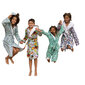 Laste puuvillane hommikumantel P-ükssarvik, CHBA016 цена и информация | Tüdrukute hommikumantlid ja pidžaamad | kaup24.ee