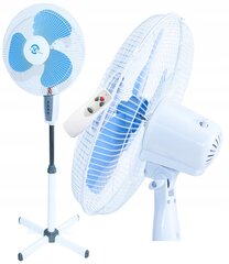 Eraldiseisev ventilaator 40W koos juhtpaneeliga, valge цена и информация | Вентиляторы | kaup24.ee