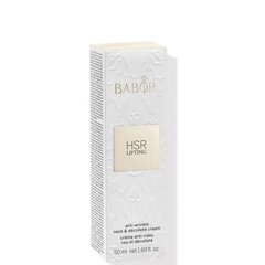 Kreem kaelale ja dekolteepiirkonnale Babor HSR Lifting Neck & Décolleté Cream, 50 ml hind ja info | Kehakreemid, kehaspreid | kaup24.ee