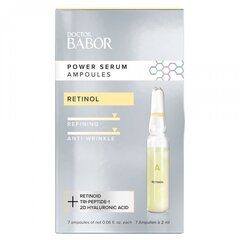 Набор ампул для лица с ретинолом Babor Retinol Ampoule, 2x7 мл цена и информация | Сыворотки для лица, масла | kaup24.ee