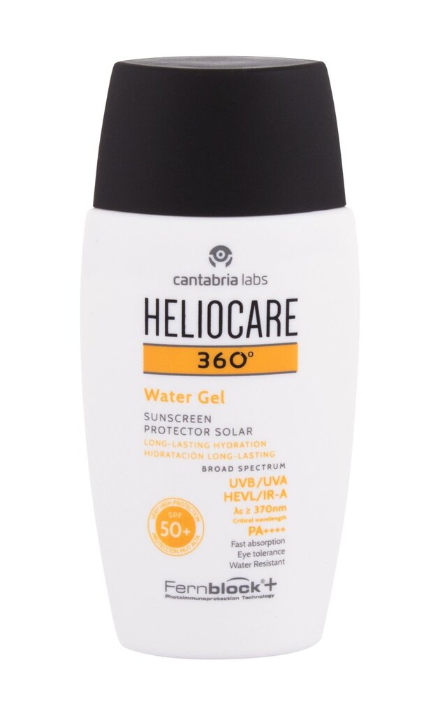 Niisutav päevitusgeel Heliocare SPF 50+ 360 ° Vesigeel 50 ml hind ja info | Päikesekreemid | kaup24.ee