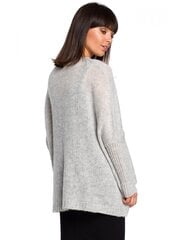 Свободный свитер с карманом BK018, серый цена и информация | Женские кофты | kaup24.ee