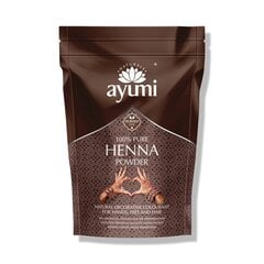 Pulber keha ja juuste värvimiseks Ayumi Chna Mendhi Pure Henna, 200 g hind ja info | Juuksevärvid | kaup24.ee