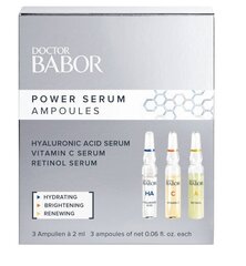 Näoampullide komplekt Babor Power Serum Mini, 3x2 ml hind ja info | Näoõlid, seerumid | kaup24.ee