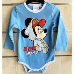 Body pikkade varrukatega poistele "Mickey Mouse", 50-86cm, art.01608 hind ja info | Beebibodid ja alussärgid | kaup24.ee