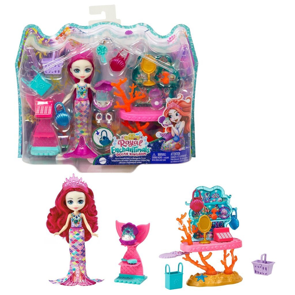 Enchantimals® merekuningriigi juveelipood HCF71 цена и информация | Tüdrukute mänguasjad | kaup24.ee